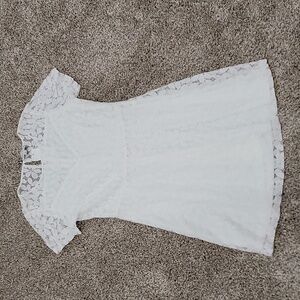 White Lace Dress L